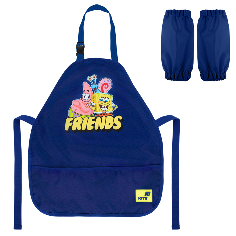 Apron with sleeves "Kite" /SB26-161/ 55x47 cm, Education SpongeBob (1/25)