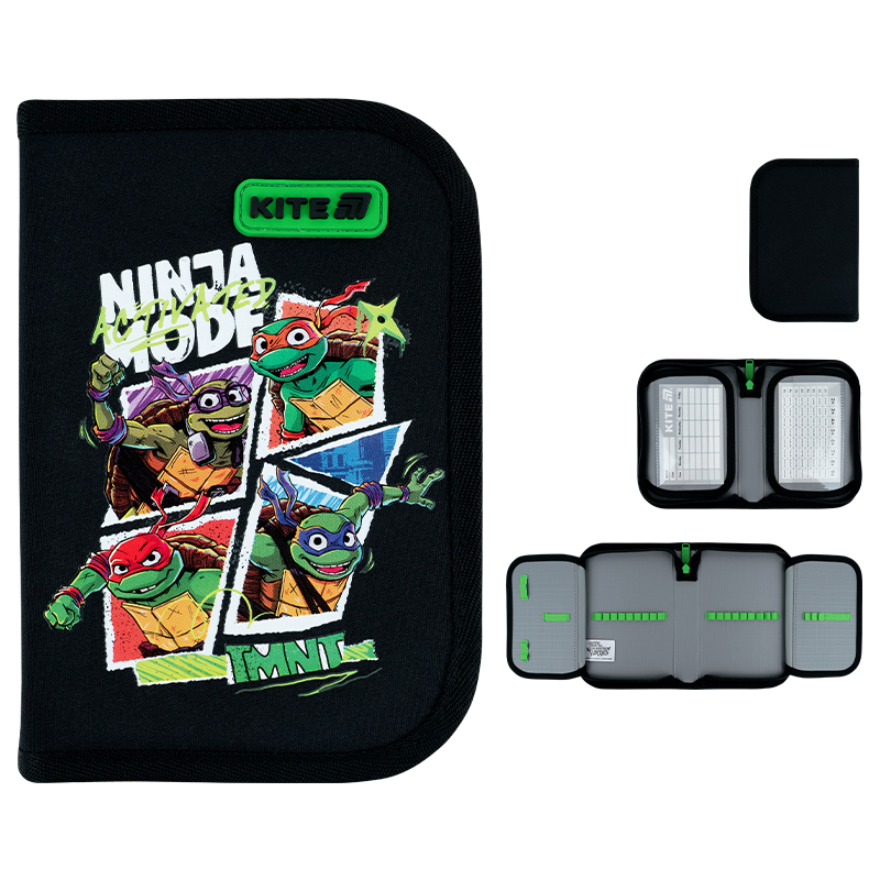Пенал "Kite" /NT26-622/ 1 від., 2 відв., без наповнення 622 Tales of the TMNT (1/48)