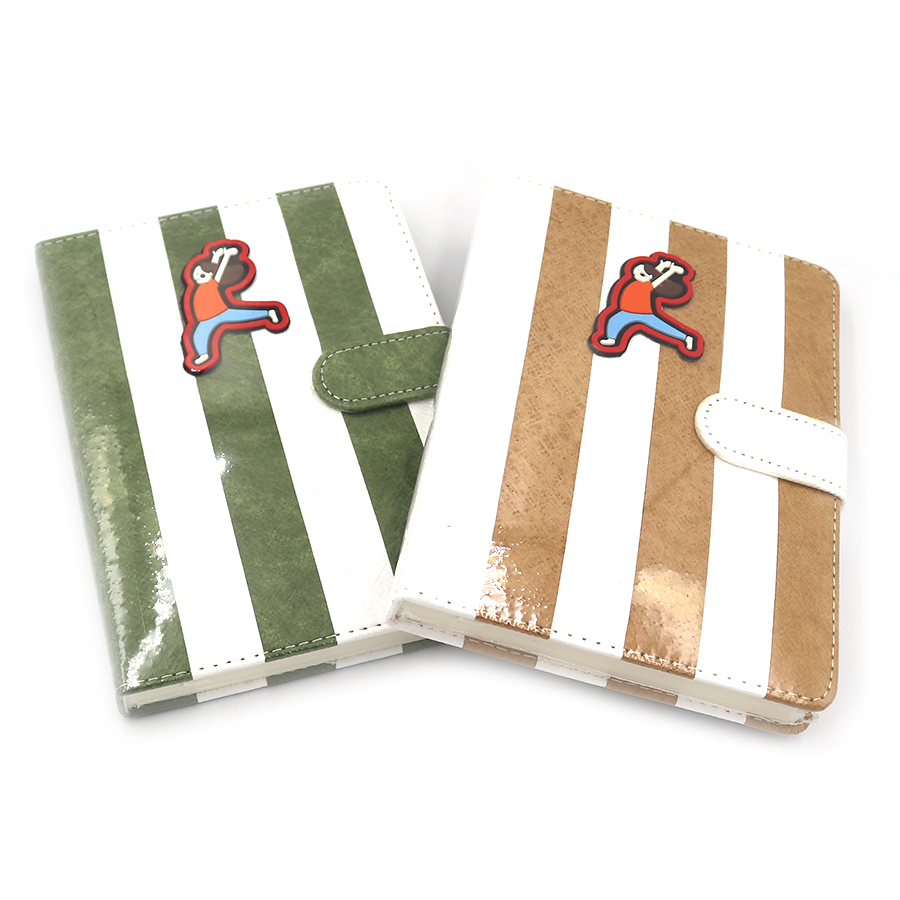 Notebook 12.4*16.8/96 sheets /LB36K11-3732/ on a magnet "Stripes" mix (1/24/96)