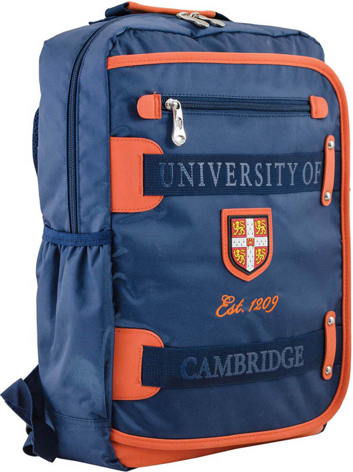 Teenage backpack "Yes" /554023/ CA 076, blue, 29*43*12 (1/20)