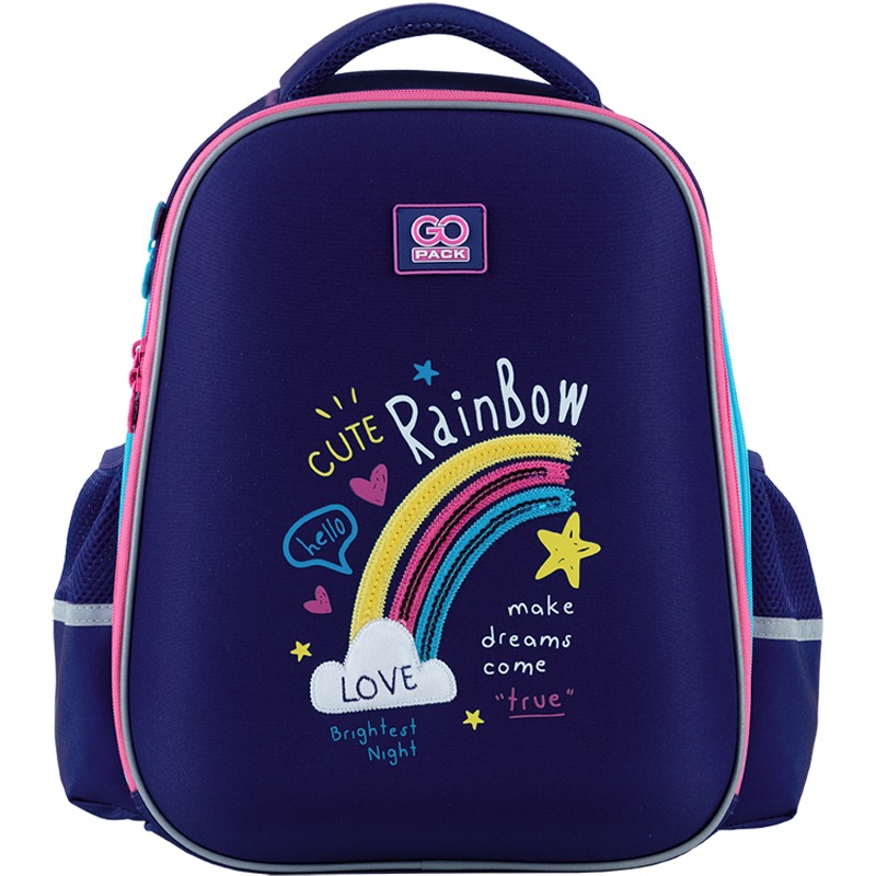 Half-frame backpack "GoPack" /GO24-165M-1/ Education 165M-1 Cute Rainbow (66814) (1/6)
