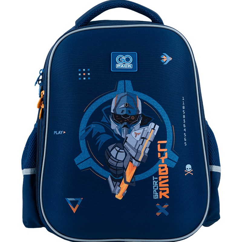 Half-frame backpack "GoPack" /GO24-165M-8/ Education 165M-8 Cyber Game (66821) (1/6)