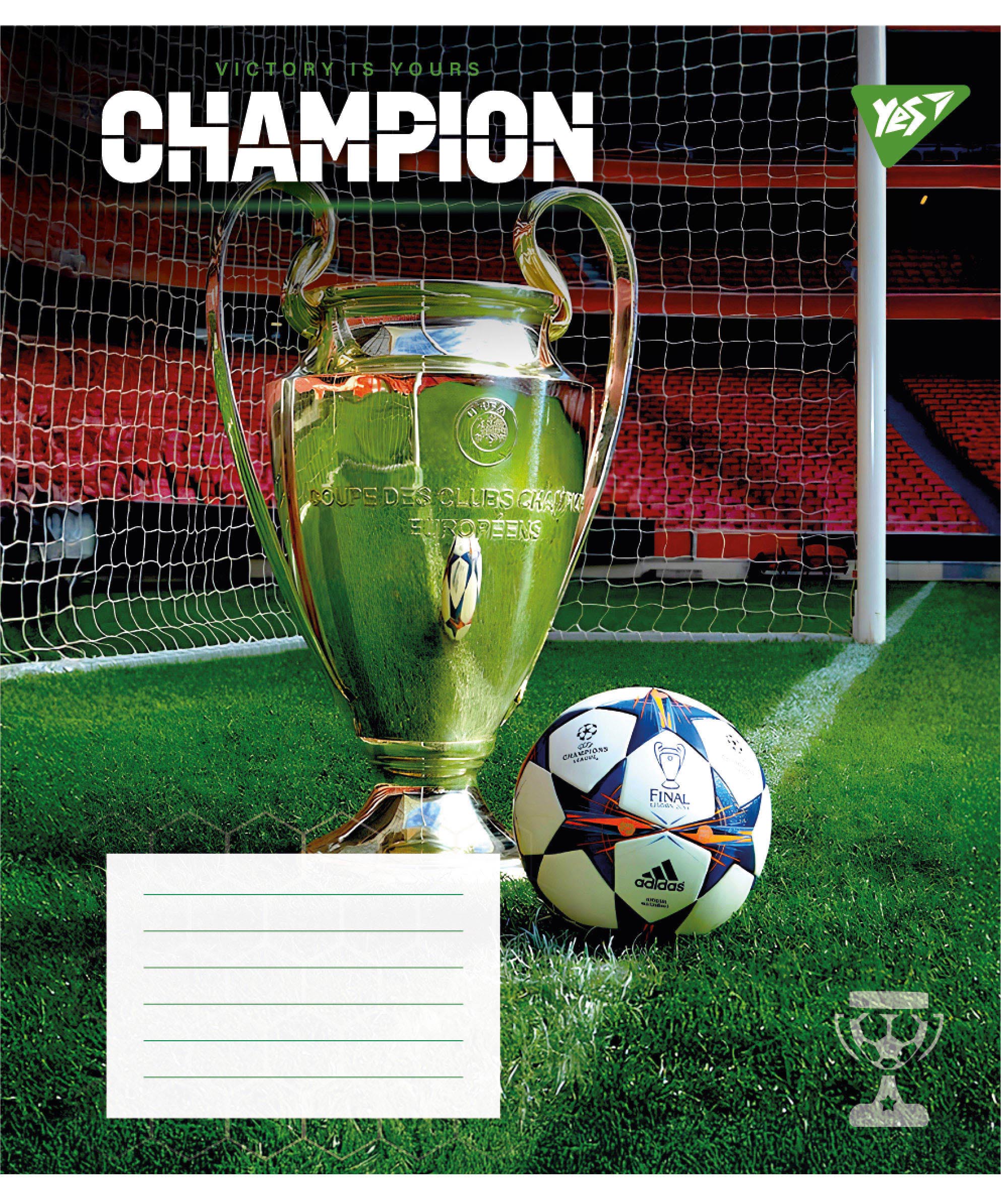 Student's notebook "YES" 12 sheets == /767819/ "Champion" (25/500)