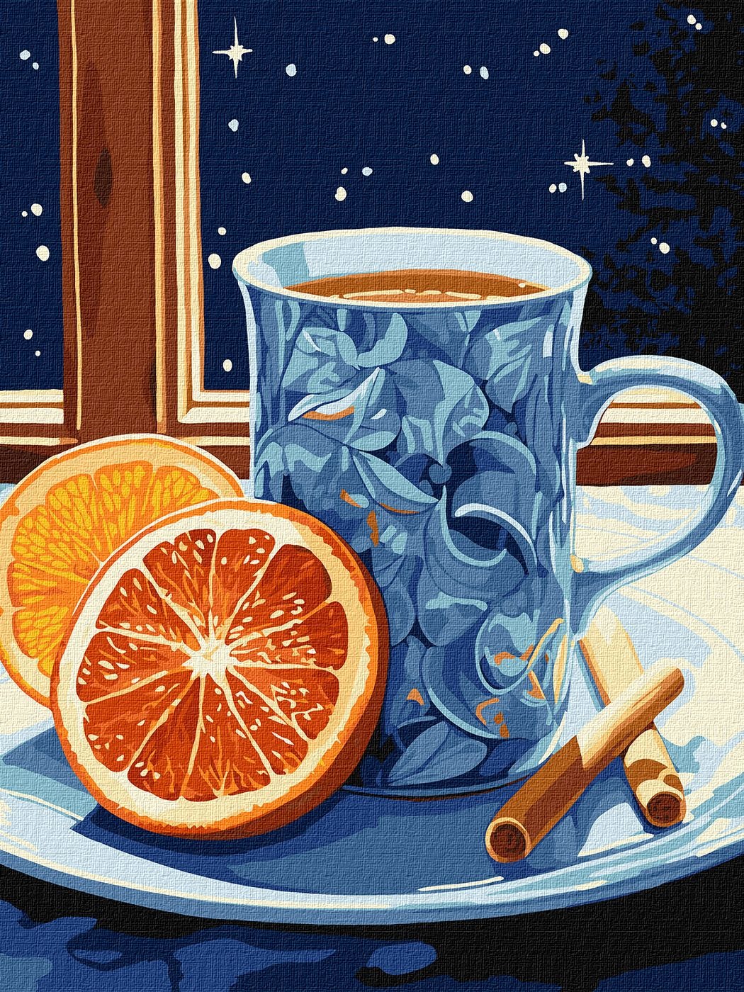 Painting by numbers "Ideyka" /KHO5687/ "Aroma combination" 30*40cm