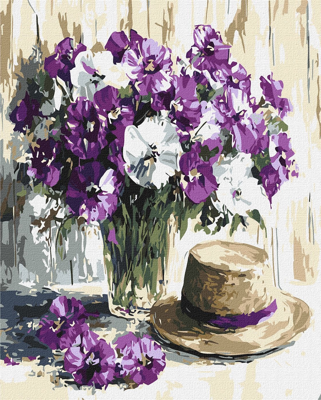 Painting by numbers "Ideyka" /KHO5735/ "Flower still life" 40*50cm