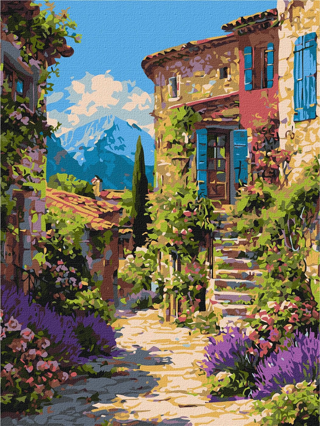 Painting by numbers "Ideyka" /KHO6440/ "Stone silence" 30*40 cm