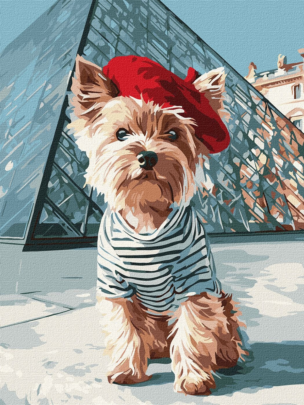 Painting by numbers "Ideyka" /KHO6880/ "French mood" 30*40 cm