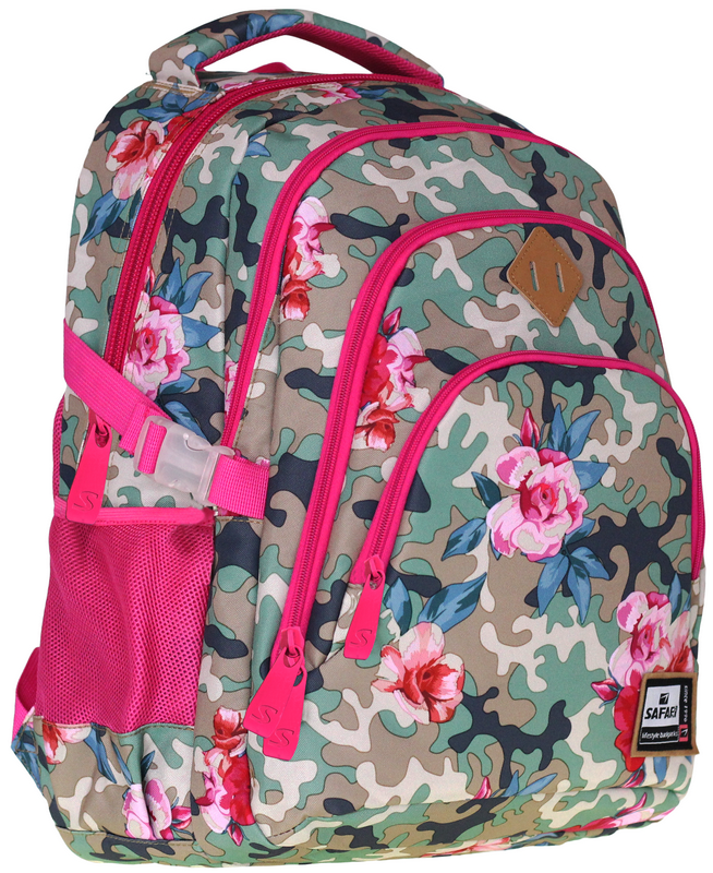 Backpack "SAFARI" /20-149L-2/ 3 compartments, 44x30x17cm, PL, Uni-Peak
