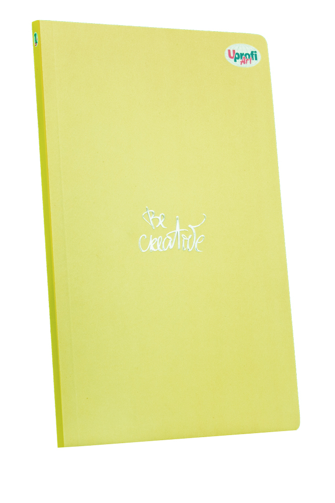 Скетчбук B6/64 "4PROFI" /900633/ ЧИСТІ "Title note" yellow, кол.вн/блок, скл., мат/лам, 80г.(1/20