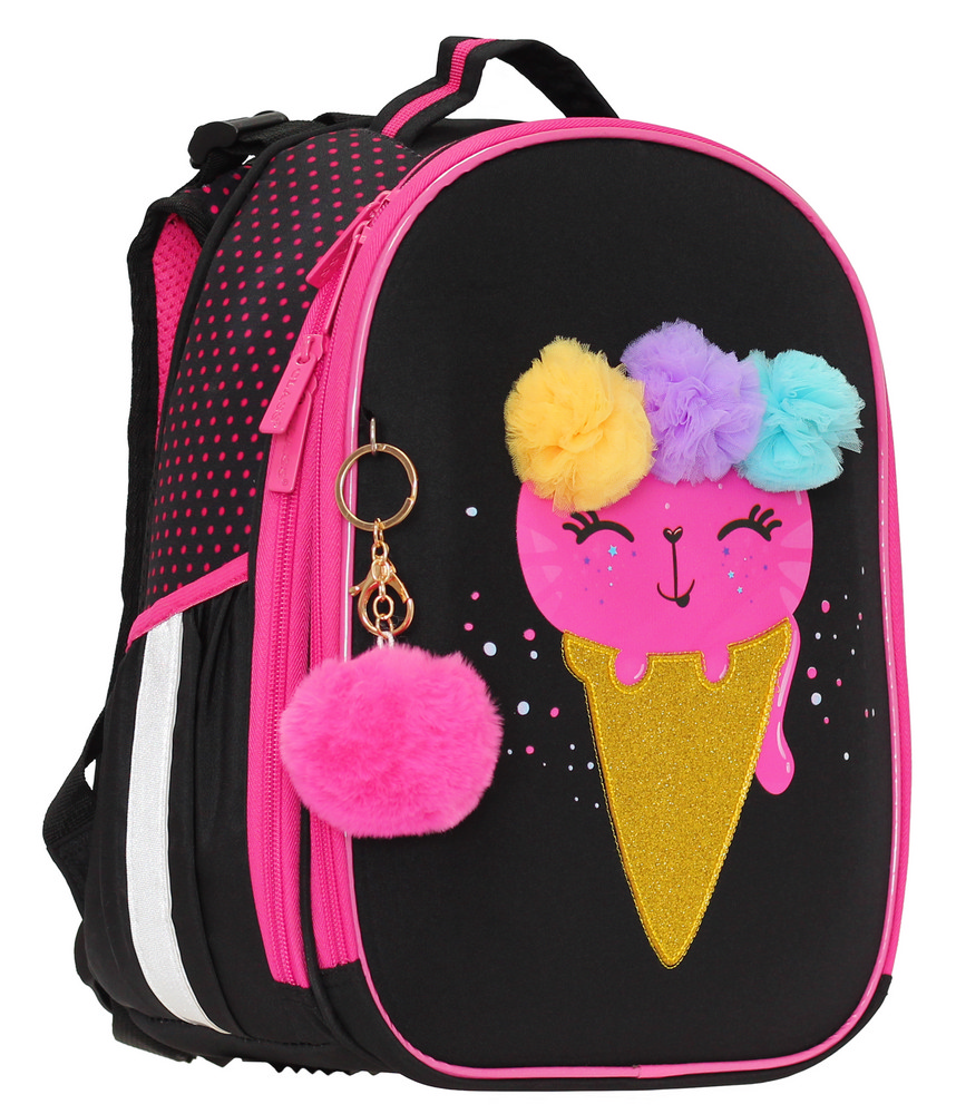 Backpack "CLASS" /2404C/ SchoolCase Mini 2 compartments, 35x27x16cm, "Ice cream" (1/4)