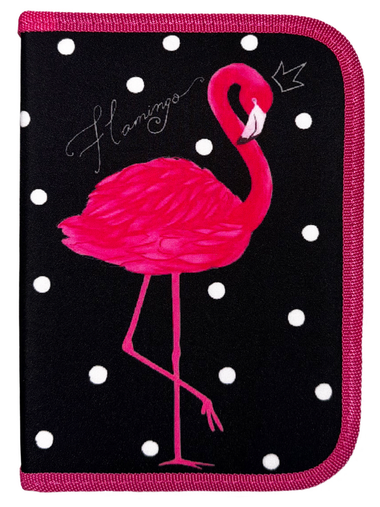 Pencil case "CLASS" /24003C/ 1 compartment, empty, "Flamingo"