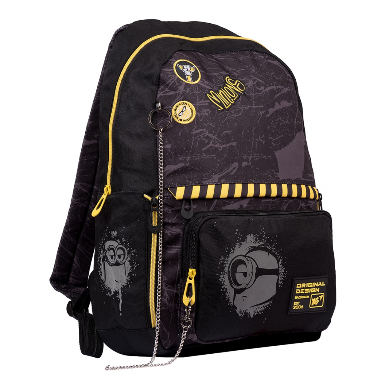 Backpack "YES" /554688/ T-82 "Minions", black (1/10)