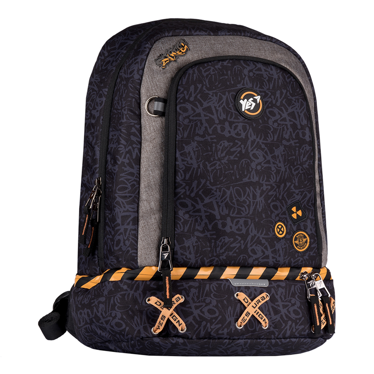 Backpack "YES" /552272/ TS-79 "Street style", black (1/10)