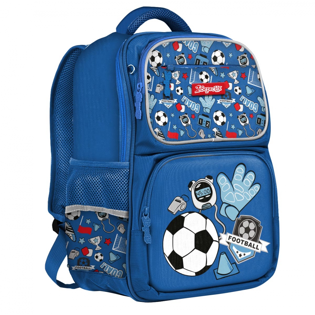 Backpack "1B" /558307/ S-105 "Football", blue (1/4)