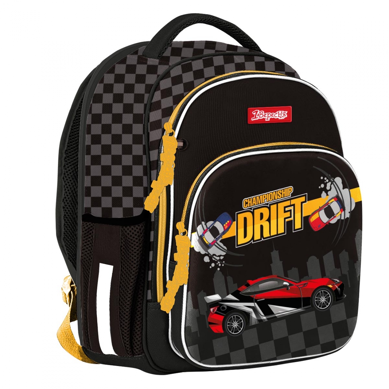 School backpack "1B" /552290/ S-106 "MAXDRIFT", black (1/6)