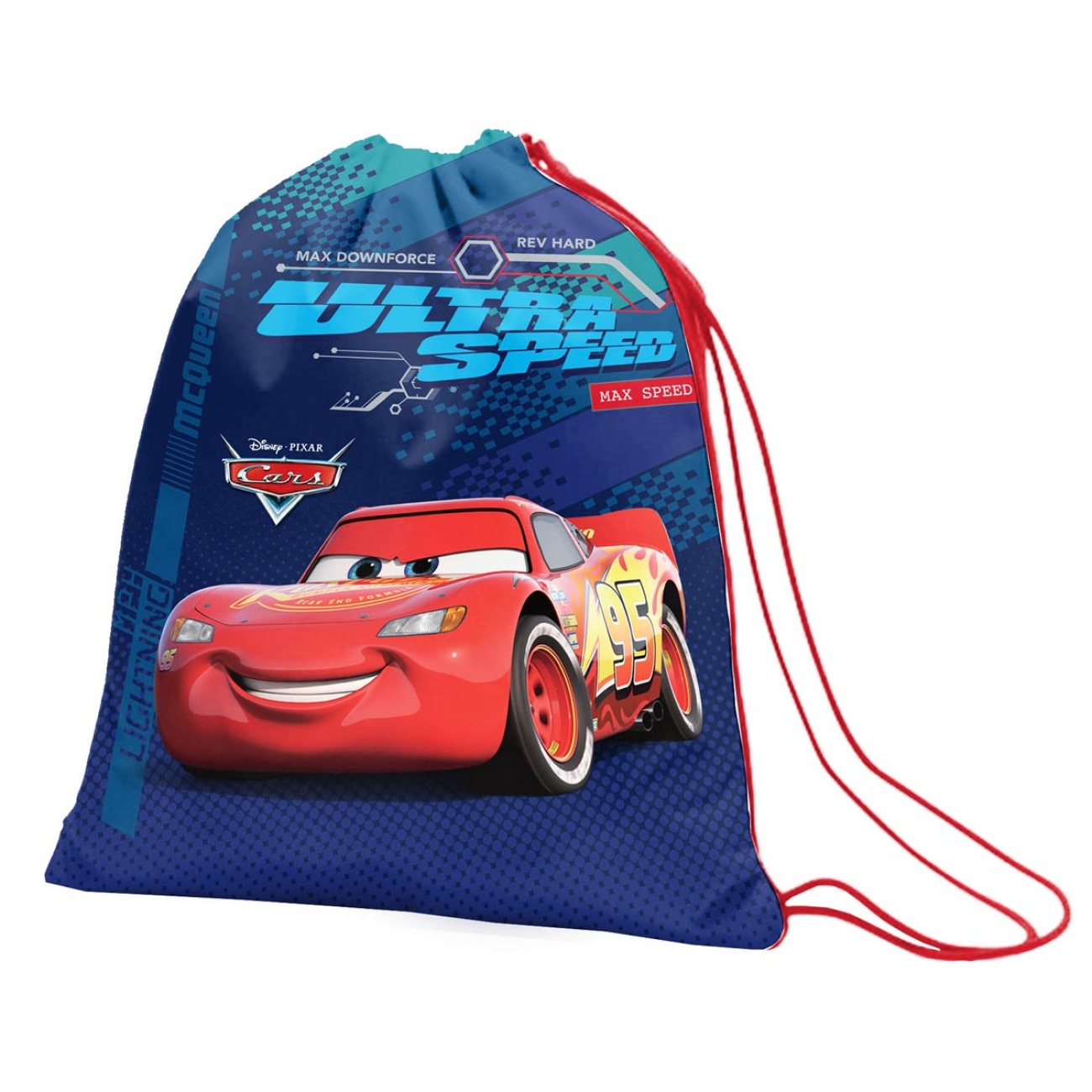 Shoe bag "1B" /554617/ SB-10 "Cars", blue (1/6)