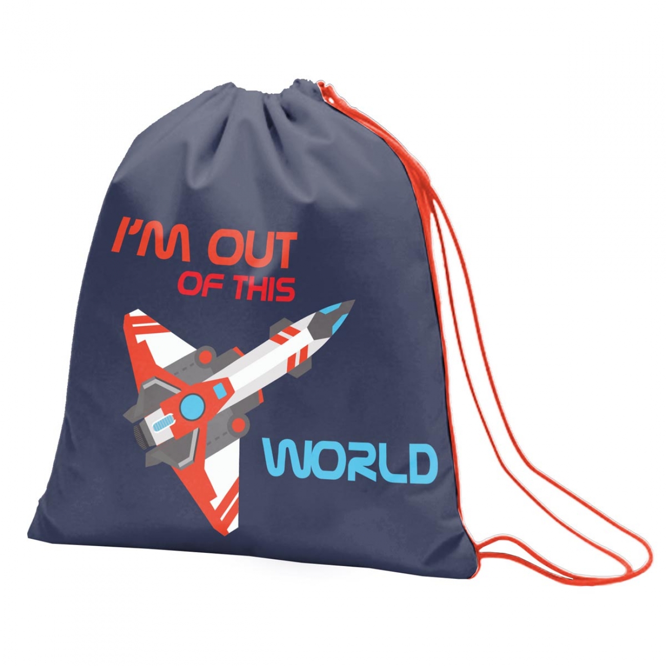 Shoe bag "1B" /552499/ SB-10 "Space", blue (1/50)