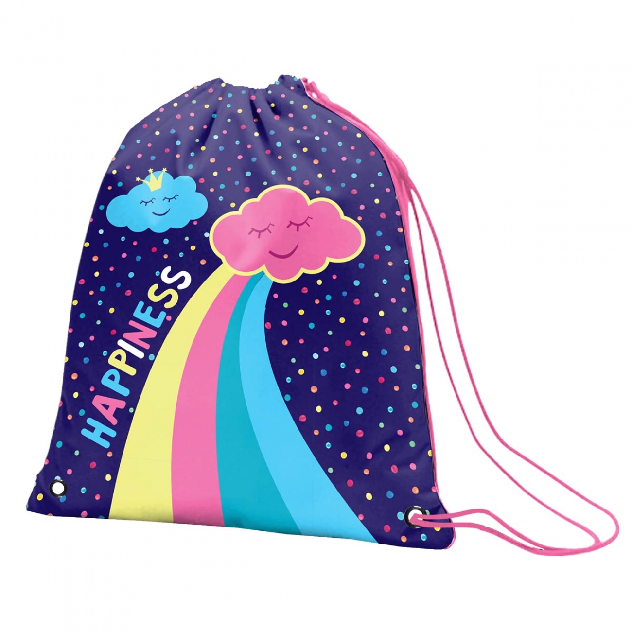 Shoe bag "YES" /558763/ SB-10 "Happiness", blue (1/50)
