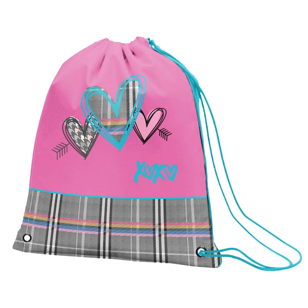 Shoe bag "YES" /558765/ SB-10 "Love", gray (1/50)