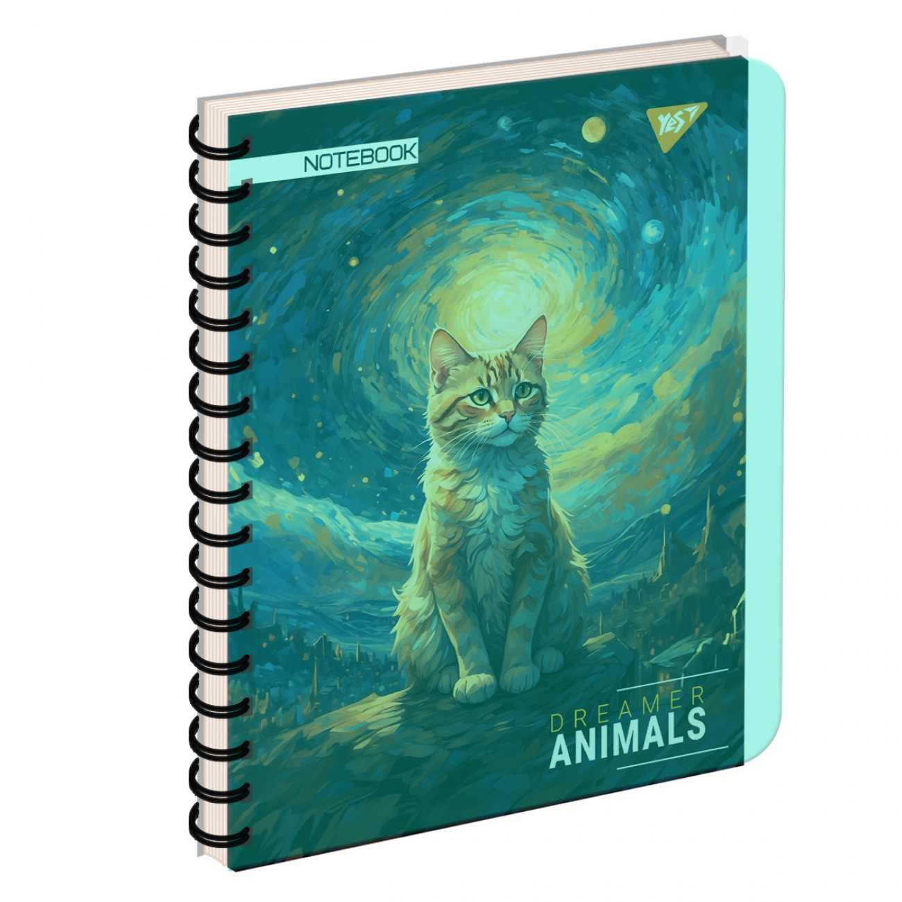 Блокнот "YES" А5/144  4в1 /681972/ "Dreamer animals", пластик обкл., з розділ. (3/30)