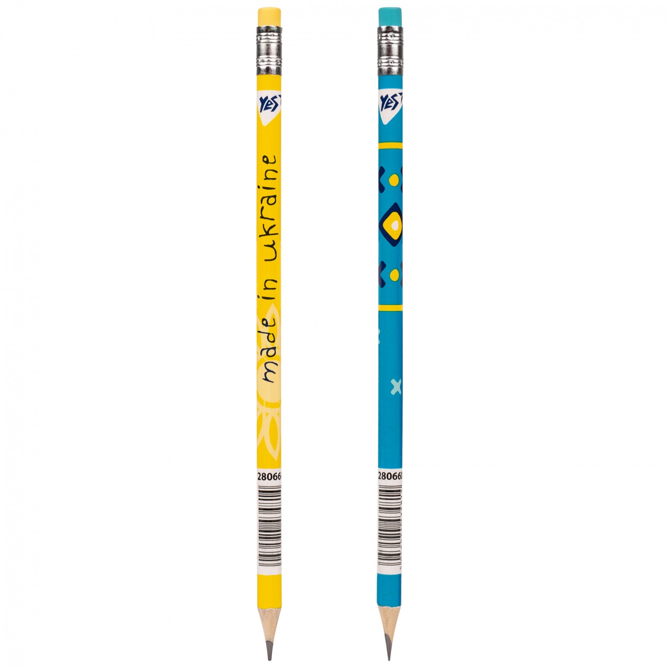 Pencil pr. "Yes" /280660/ "Ukraine" with eraser round 36pcs/tube, mix (36/540/2160)