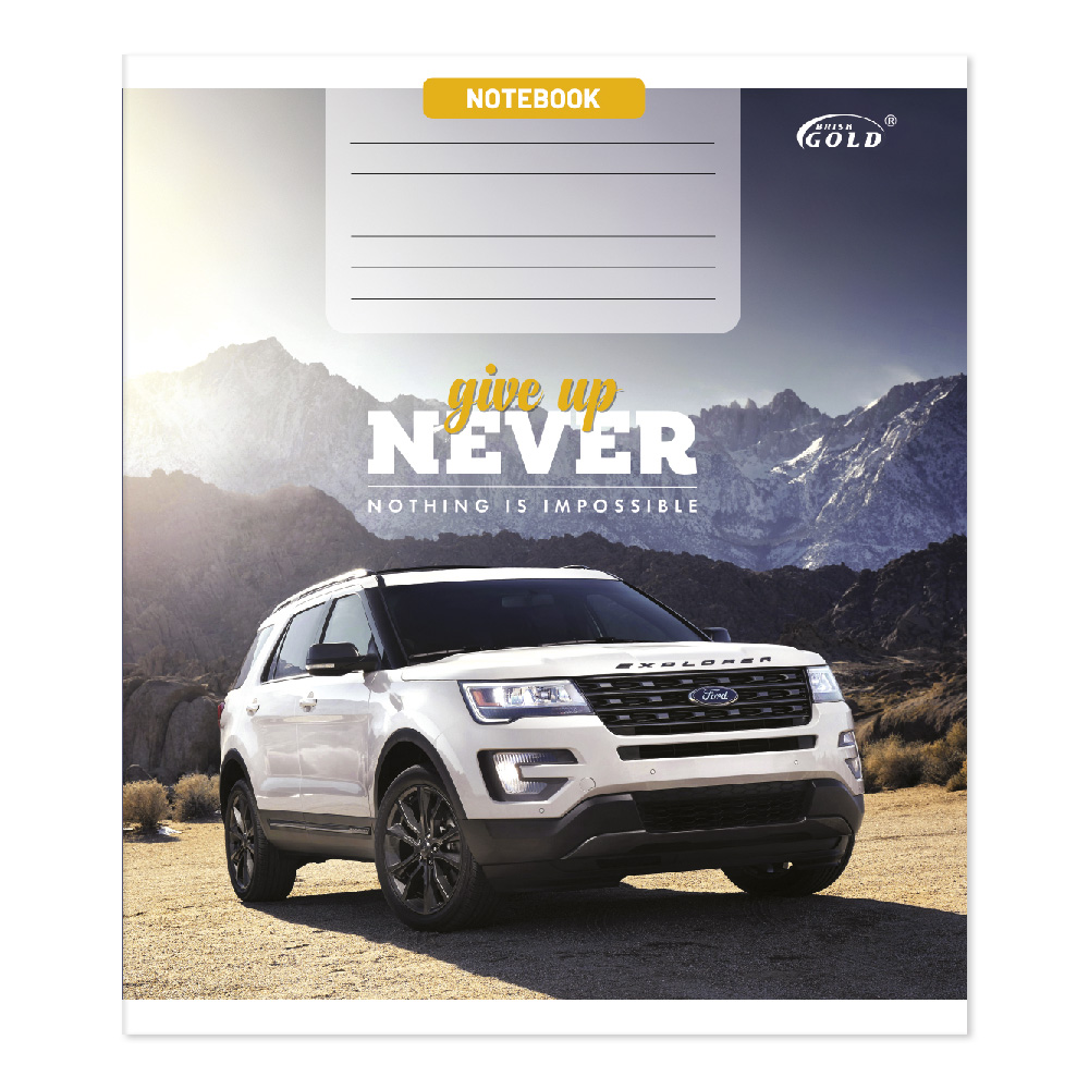 Student's notebook "Gold Brisk" 24 sheets == /TV-49/ #3523 SUV, 60g/m2, UV varnish (20/400)