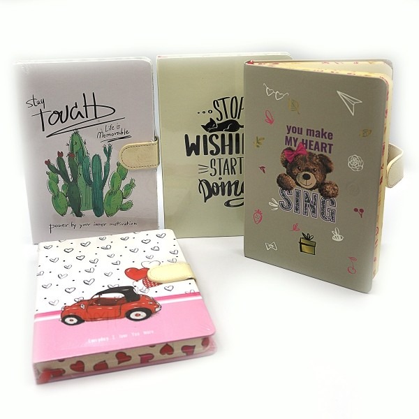 Notebook 13.4*19/144 sheets "JO" /NC32K004/ on a magnet "Notebook" == quantity edge 80g, mix (1/12/72)