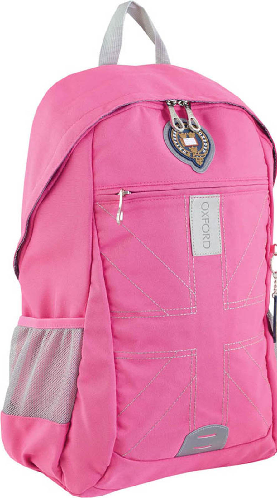 Teenage backpack "Yes" /554116/ OX 316, pink, 30.5*46.5*15.5 (1/20)