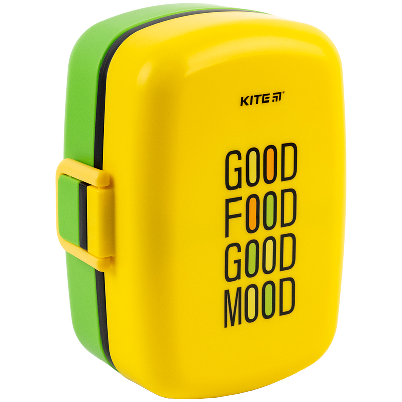 Lunch box "Kite" /K23-180-4/ 1150 ml, with yellow filling (1/12/48)