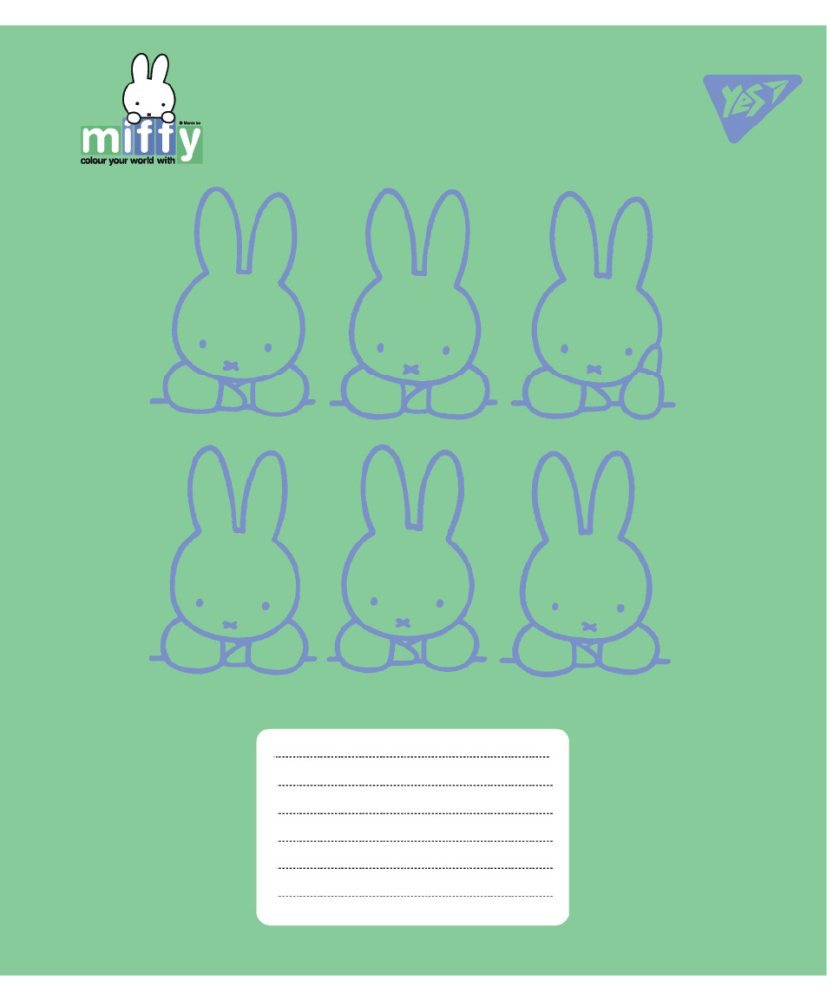 Зошит уч. "YES" 18арк.== /767621/ "Miffy Bunny" (25/400)