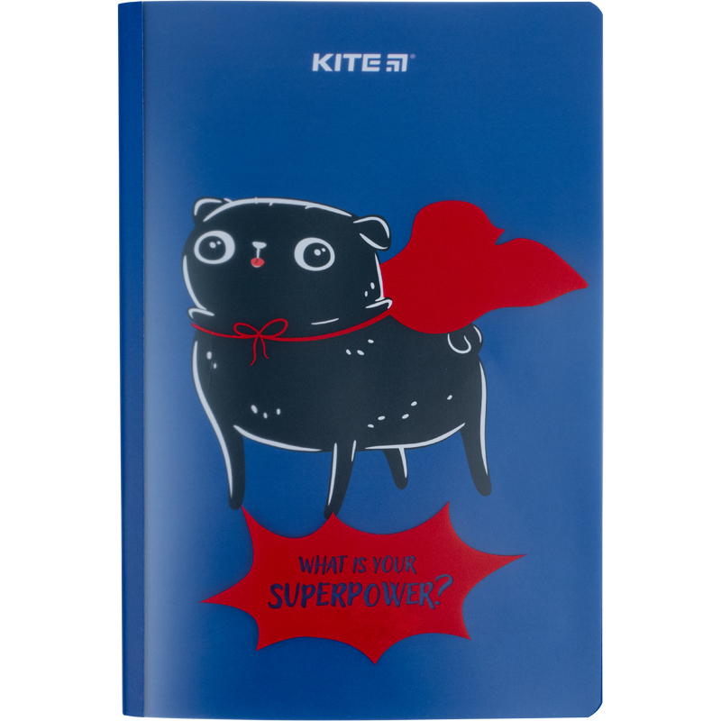 Notebook A5+/ 40 "Kite" /K22-460-1/ layer. incl. twin, Weird dog (1/18/36)