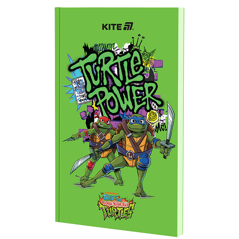 Sketchbook A5/64 sheets. "Kite" /NT25-193-1/ thermal binder TMNT Tales of the TMNT (2024 Series) (1/10)