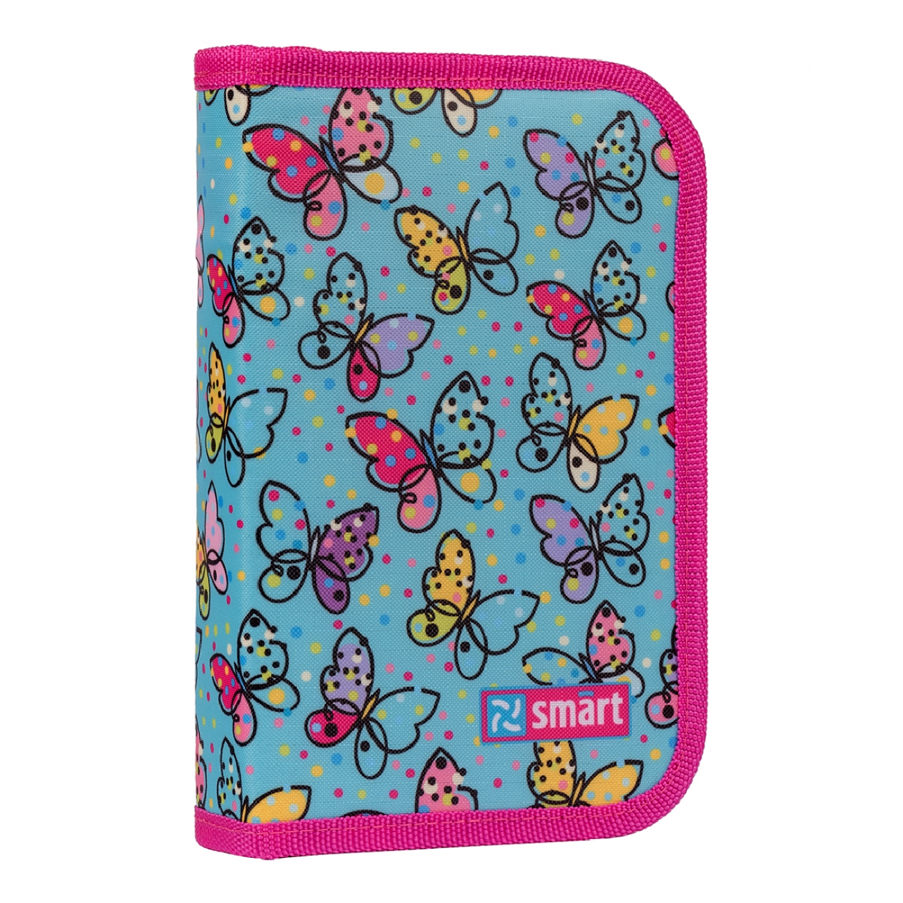 TV case "SMART" /532835/ 1 department, 2 departments. HP-04 "Bright butterfliesl", blue (1/80)