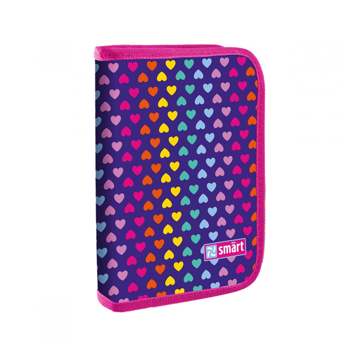 TV case "SMART" /532824/ 1 department, 1 department HP-03 "Rainbow hearts", purple (1/100)
