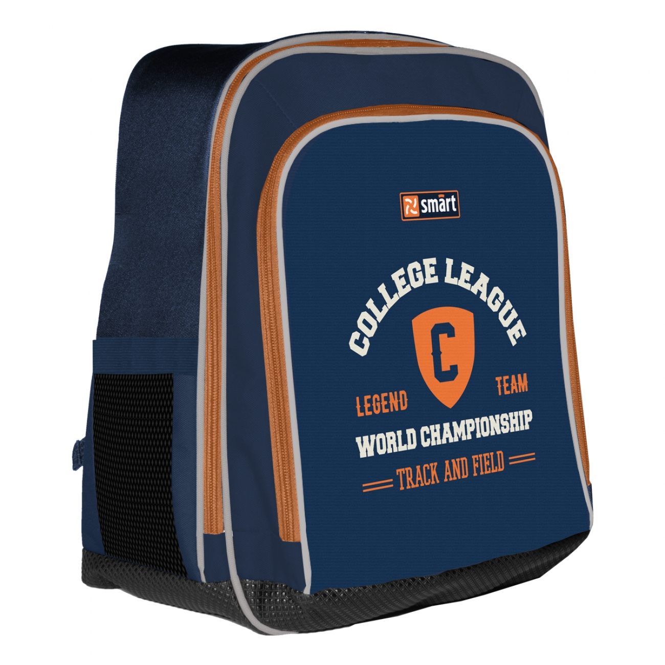 Backpack frame "SMART" /558034/ H-55 "College league", blue (1/6)