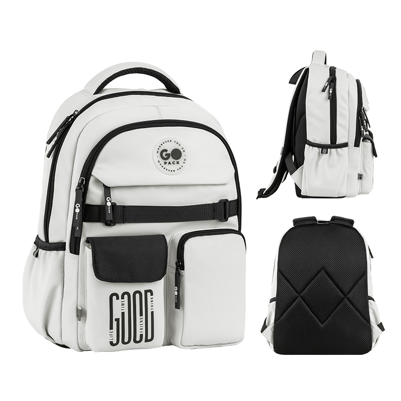 Backpack "GoPack" /GO26-183M-2/ Education 183 light gray (1/10)