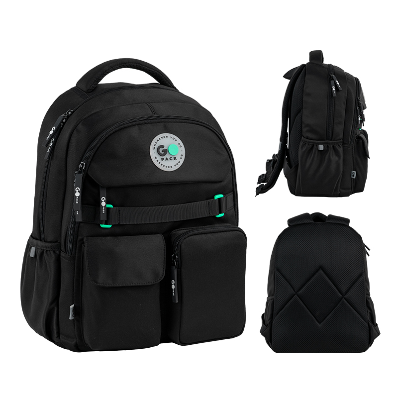 Backpack "GoPack" /GO26-183M-3/ Education 183 black (1/10)