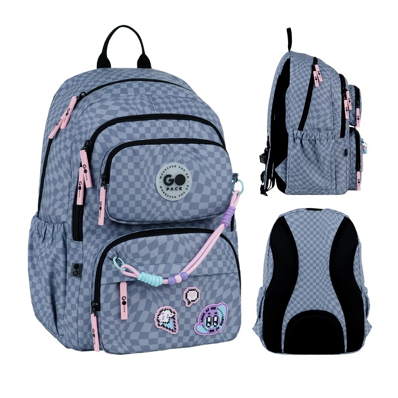 Backpack "GoPack" /GO26-120M-2/ Education 120M-2 Pixel Mood (1/10)