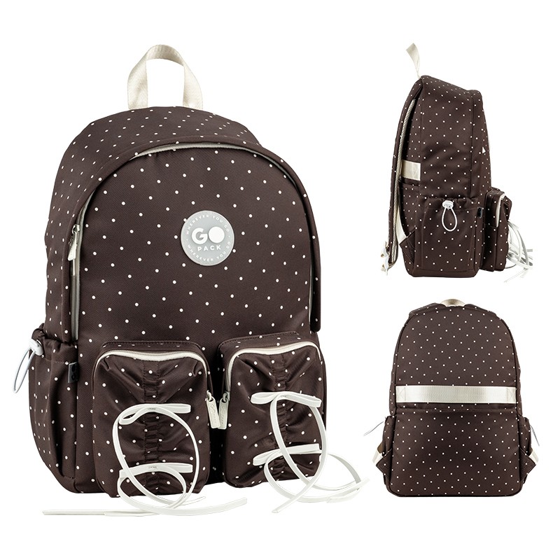Backpack "GoPack" /GO26-130L-2/ Education Teens 130L brown (1/10)