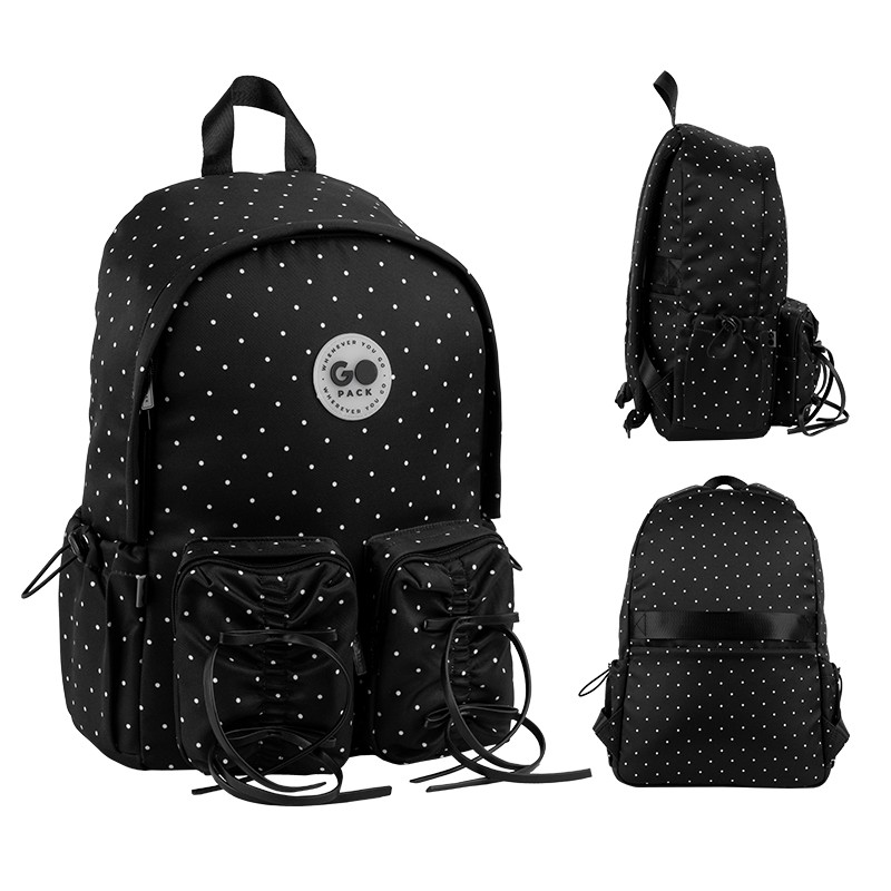 Backpack "GoPack" /GO26-130L-3/ Education Teens 130L black (1/10)