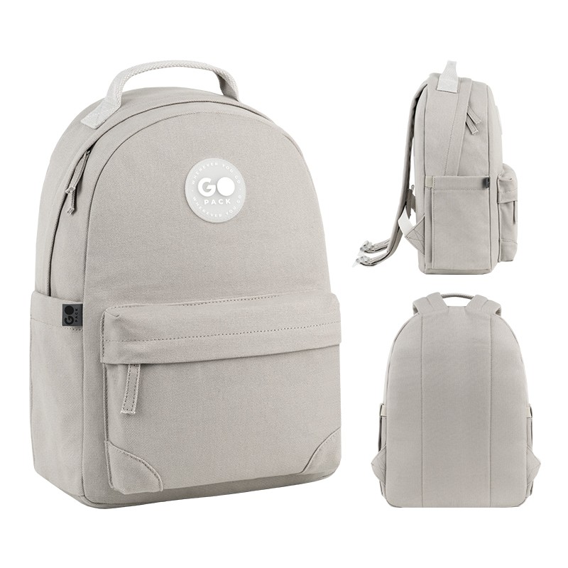 Backpack "GoPack" /GO26-147M-4/ Education Teens 147M beige (1/20)
