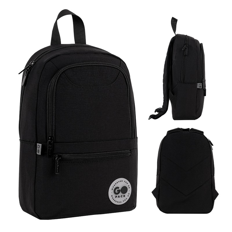 Backpack "GoPack" /GO26-119S-1/ Education Teens 119S black (1/20)