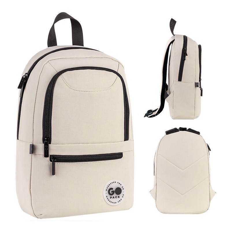 Backpack "GoPack" /GO26-119S-3/ Education Teens 119S beige (1/20)
