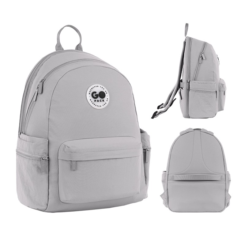 Backpack "GoPack" /GO26-2510M-2/ Education Teens 2510M gray (1/10)