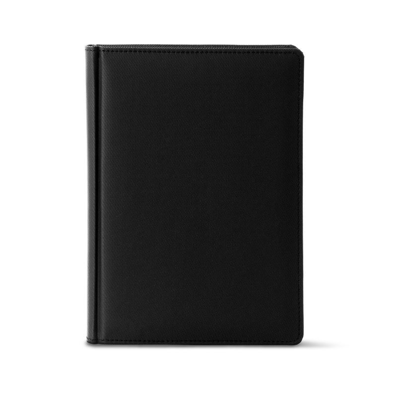 Щоденник ЗВ-43 н/дат "Twill" чорний 168 арк. == 142х203 (1/10)