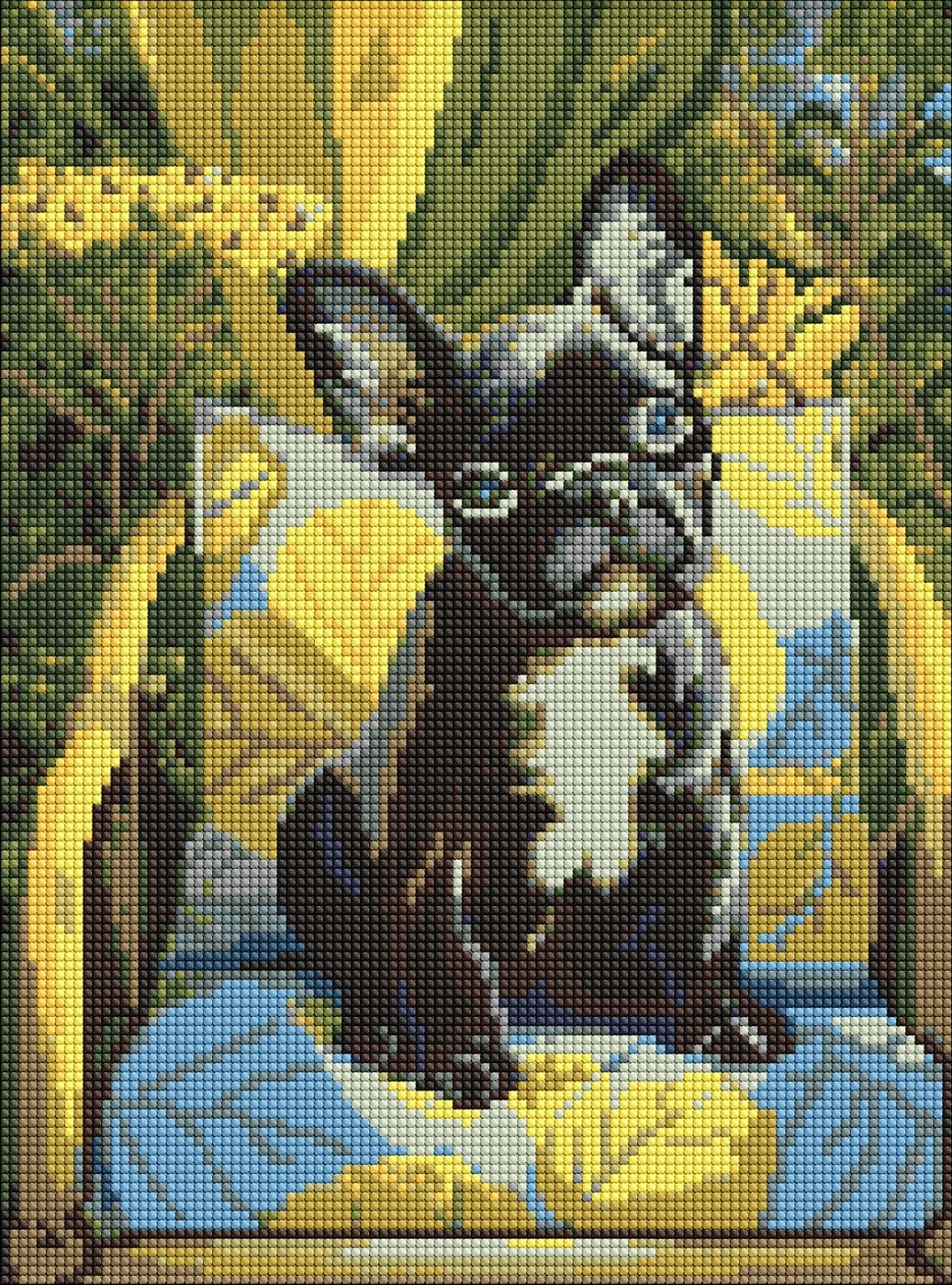 Diamond mosaic "Ideyka" /AMO20095/ "Comfort with character" 30*40cm