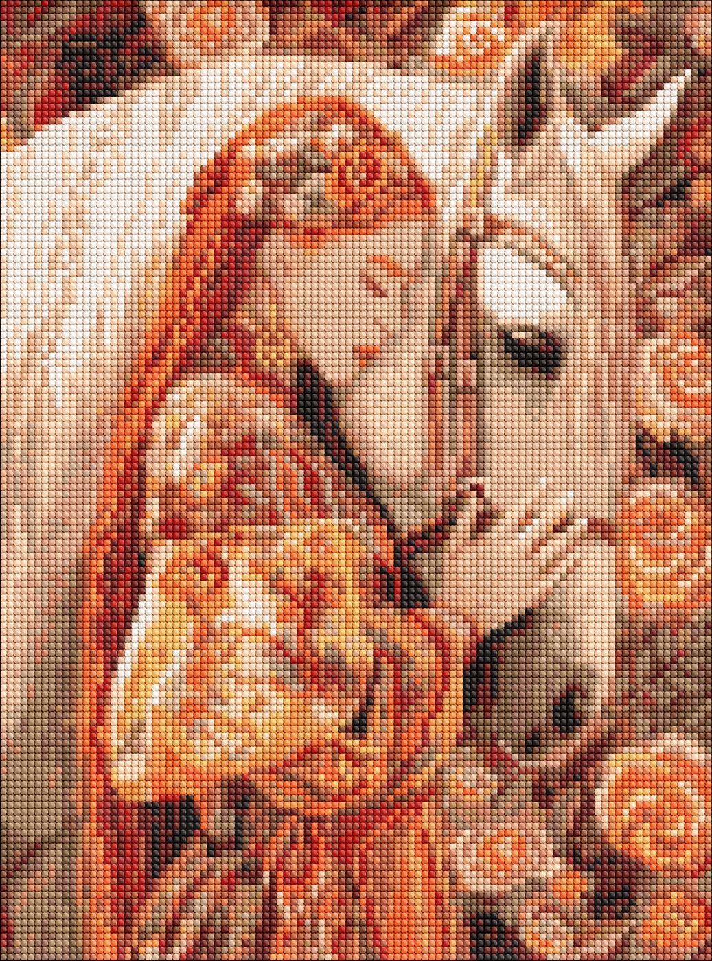 Diamond mosaic "Ideyka" /AMO20290/ "Connection of souls" 30*40cm