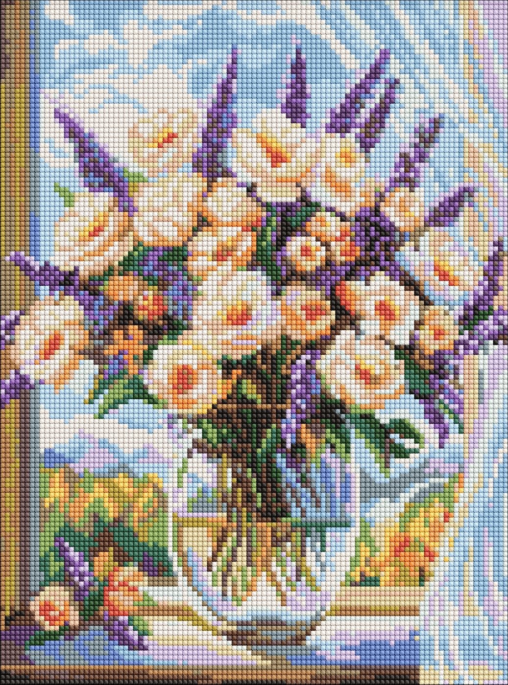 Diamond mosaic "Ideyka" /AMO20381/ "Colors of nature" 30*40cm