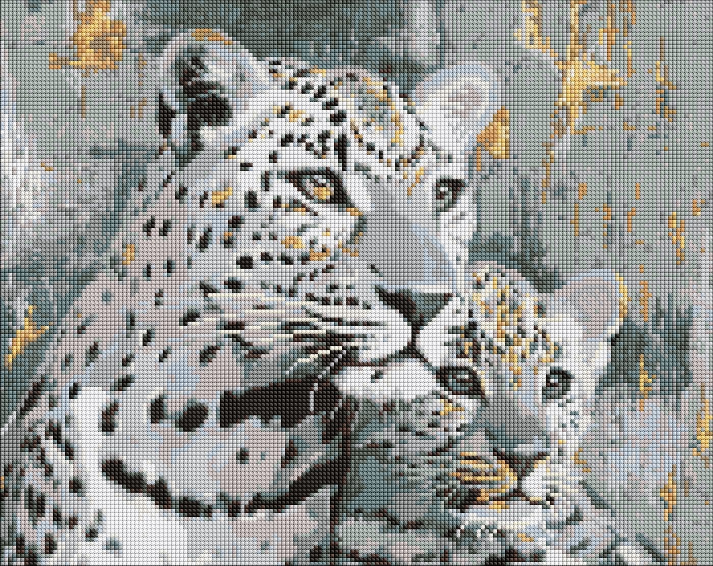 Diamond mosaic "Ideyka" /AMO20334/ "Golden Jungle" 40*50cm