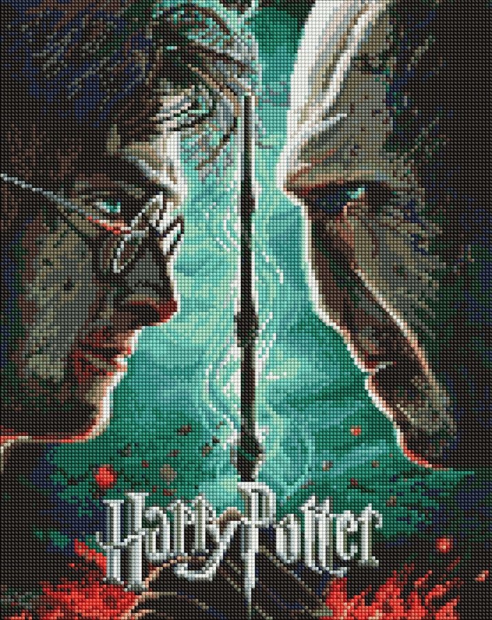 Diamond mosaic "Ideyka" /AMO20357/ WB "Harry Potter: Harry and Voldemort" 40*50cm